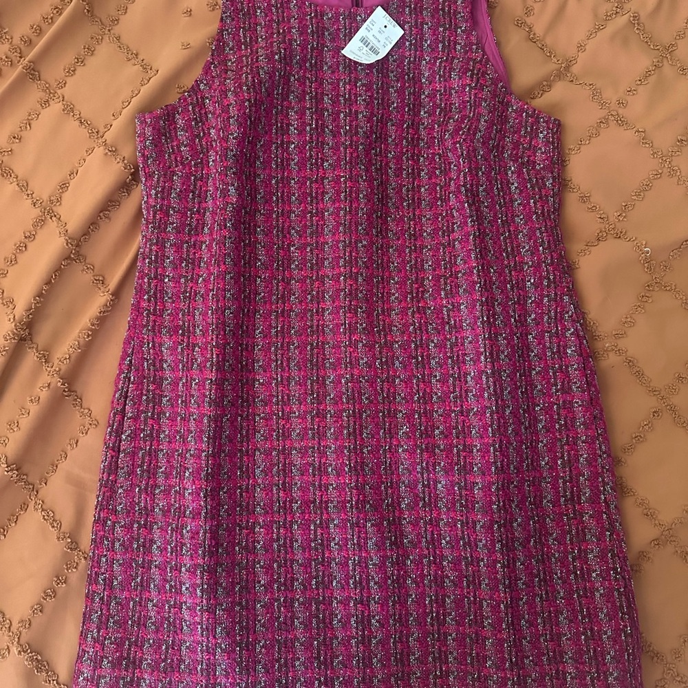 J. Crew Red Sheath Halter Mini Dress